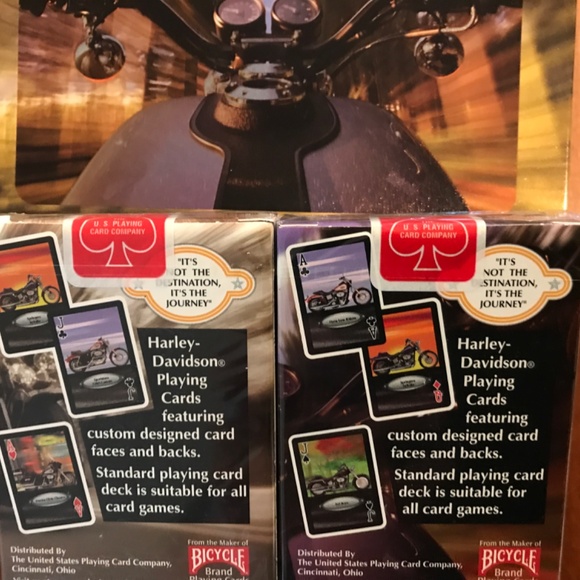 HARLEY-DAVIDSON MOTORCYCLES 2002 H-D BICYCLE BRAND PLAYING CARDS IN ORIGINAL PAC - Picture 8 of 8